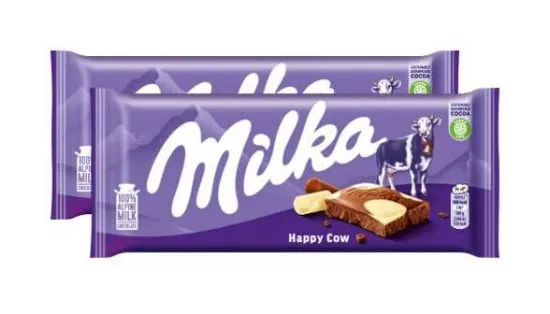 Шоколад Милка Happy Cow Хеппи Коу, 90г (Германия)