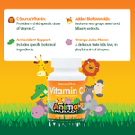 NaturesPlus, Animal Parade®, витамин C, со вкусом апельсинового сока, 90 таблеток в форме животных