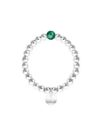 Кольцо База мини с малахитом / Basic Mini Green