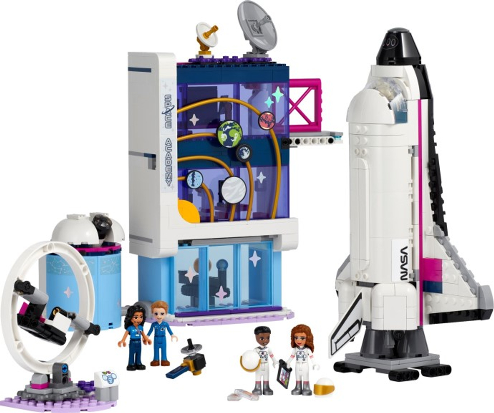 Конструктор лего френдс Космическая академия Оливии 41713 | LEGO Friends Olivia's Space Academy 757 деталей | 8+