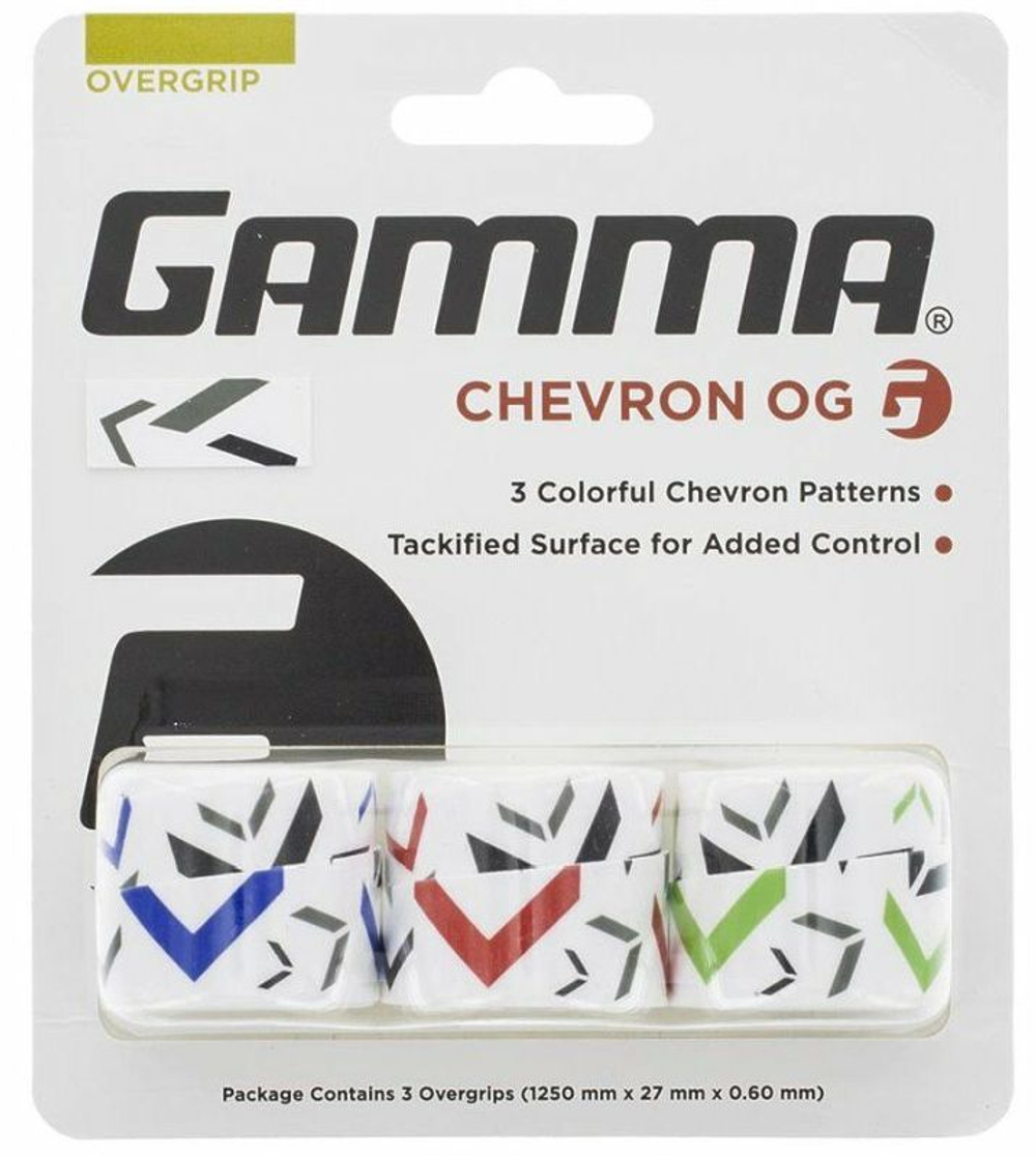 Теннисные намотки Gamma Chevron OG 3P
