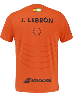 Мужская футболка Babolat Replica J.Lebron — red orange