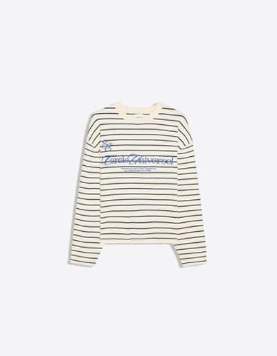 Мужской джемпер с круглым вырезом и вышивкой, арт. 3190/663 - BERSHKA
