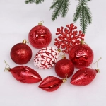 Набор украшений «Рождество» (26 предметов), красный