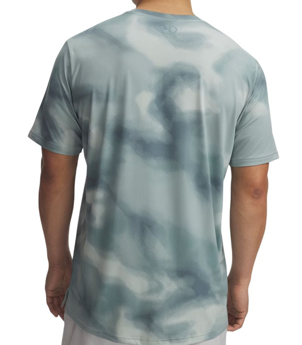 Мужская теннисная футболка Under Armour Vanish Energy Printed Short Sleeve - serpentine