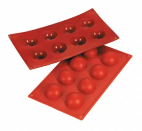 Форма силиконовая P.L. Proff Cuisine "Полусфера" 24 ячейки d 30 мм, h 15 мм (30*17,5 см)