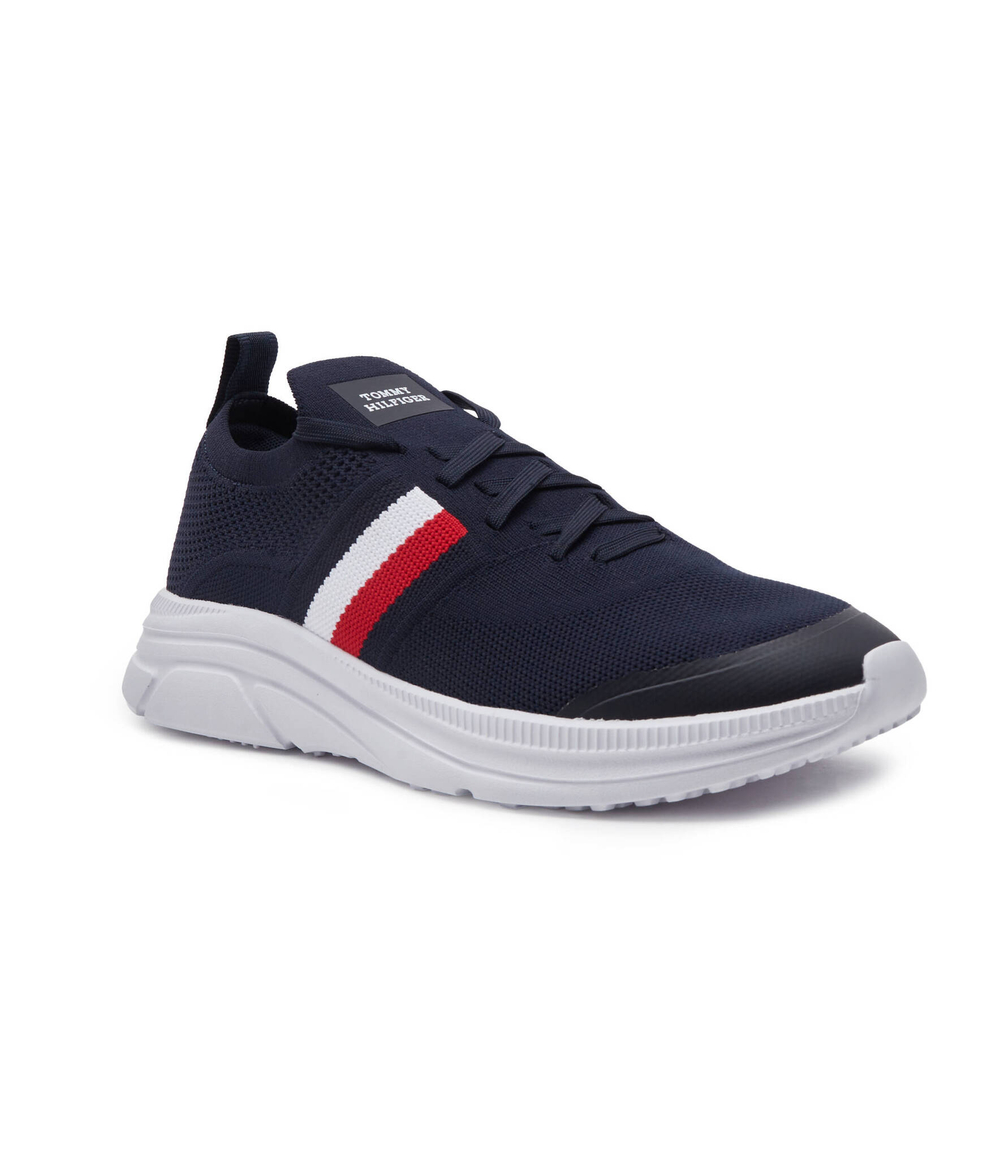 Кроссовки KNIT STRIPES ESS Tommy Hilfiger - темно-синий(FM0FM04798)