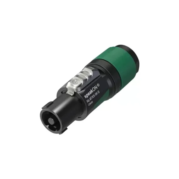 Neutrik NL4FXX-W-S кабельный разъём Speakon female 4-контактный, для кабеля Ø6-12мм