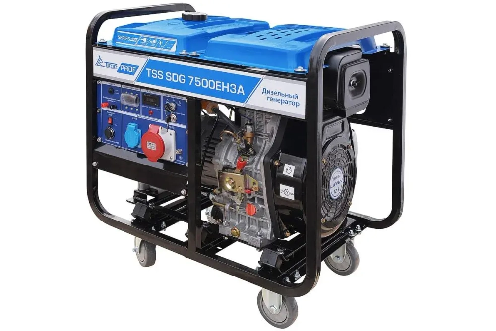 Дизельный генератор (7.5 кВт) TSS SDG 7500 EH3A
