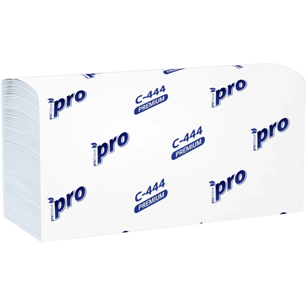 Полотенца бумажные Protissue Z-слож 2сл 150л/пач 28пач/кор_С444