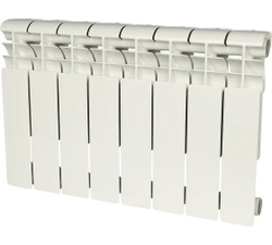 Алюминиевый радиатор ROMMER Profi 350 AL350-80-80-080 8 секций RAL9016 86622