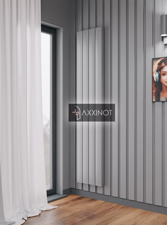 Axxinot Barkas V 2500 - вертикальный алюминиевый радиатор высотой 2530 мм