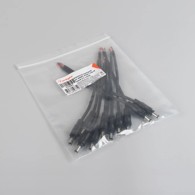 Коннектор выводной DC-MONO-2PIN-L150-M (JACK 5.5, LOCK) (Arlight, -)