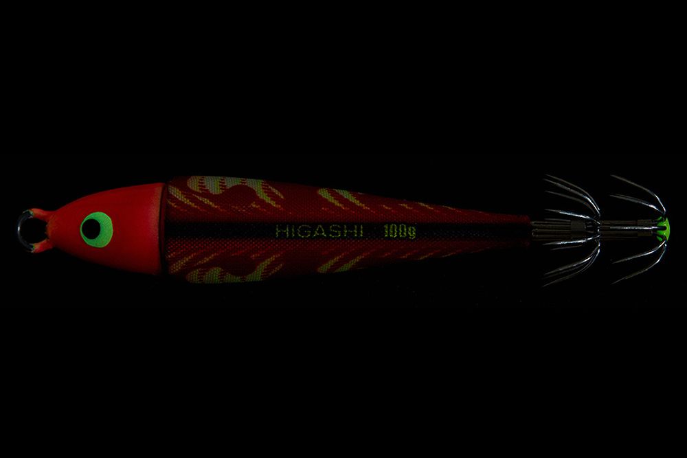 Кальмарница HIGASHI Squid Cloth sinker 100g #08 Red Shad