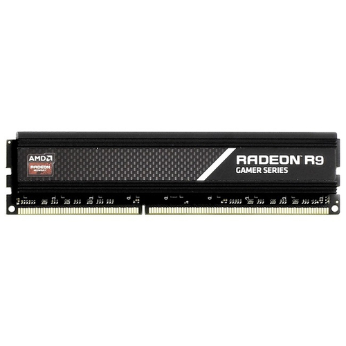 Модуль памяти DIMM DDR4 8Gb, 3200Mhz, AMD R9 Gamers Series Black (R948G3206U2S-UO)