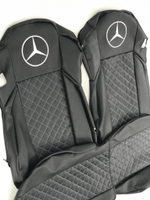 Чехлы кожаные стеганые вышивка вышивка MERCEDES MP4 от 2013- г. MR42 Польша