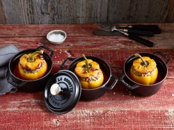 STAUB Набор из 4 мини-кокотниц 200мл 10см античная бирюза 40508-159-0