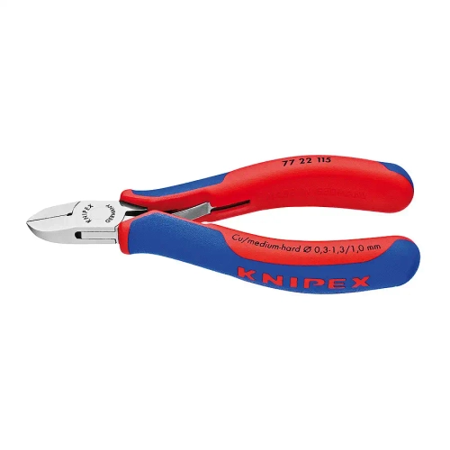 Кусачки боковые для электроники 115 мм Knipex 77 22 115 SB