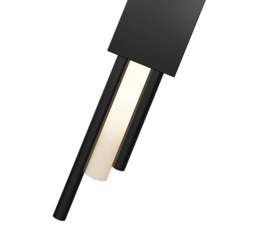 08431,19 Бра Диркс черный d8 h65 Led 6W (4000K)