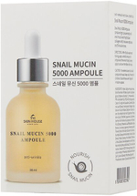 Омолаживающая ампульная сыворотка с муцином улитки и коллагеном The Skin House Snail Mucin 5000 Ampoule 30 мл