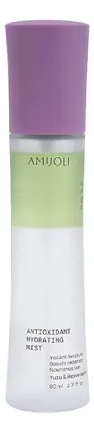 AMIJOLI Двухфазный антиоксидантный мист c экстрактом юдзу и ресвератролом-Antioxidant Hydrating Mist Yuzu&Resveratrol, 80мл