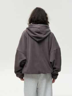 Drawstring Hoodie Grey Excalibur