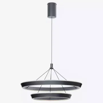 Подвесная светодиодная люстра 80W 4000K CL717013 серый Tavi Citilux