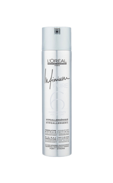 L'Oreal Professionnel INFINIUM PURE Hair Spray - лак для волос без запаха сильной фиксации