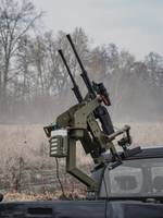 Турель для 4 автоматов АК против FPV-дронов, Система защиты от беспилотников (БПЛА), BRT