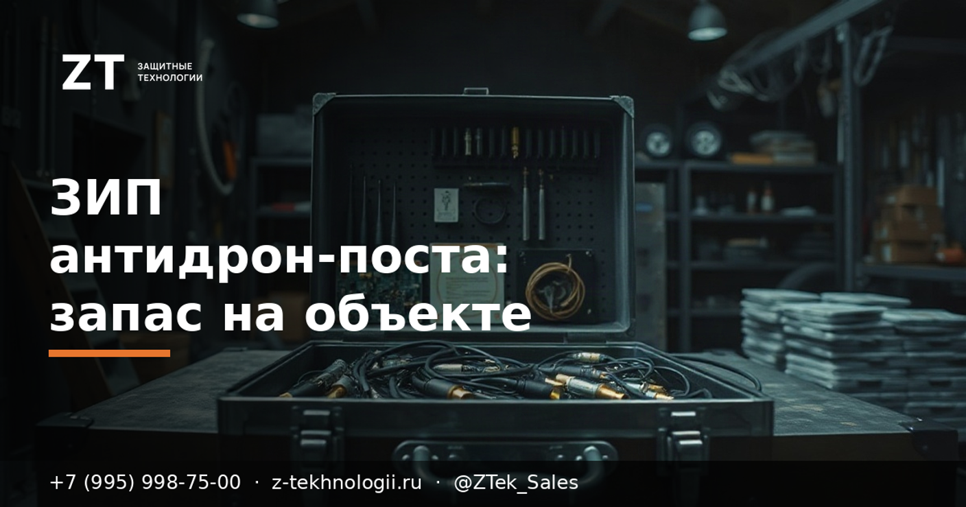 ЗИП антидрон-поста: что держать на объекте