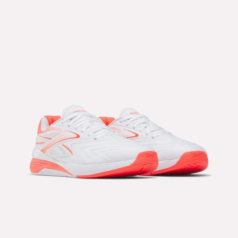 Кроссовки женские Reebok Nano X5 EDGE (Бело-Красные)