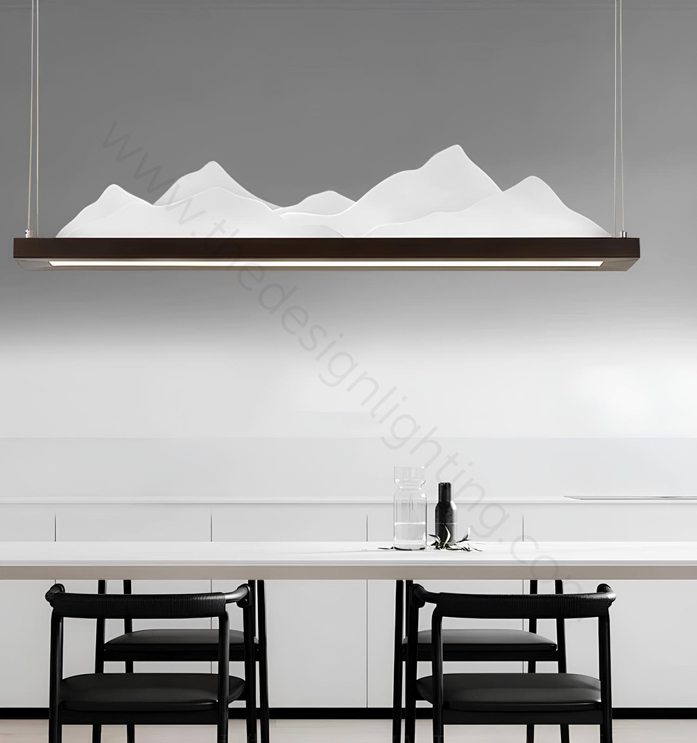 Chandelier  horizontal Lila