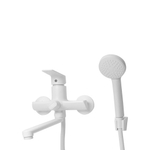 Смеситель для ванны и раковины 35k MIXLINE МЛ15-02 (ML15-02W) БЕЛЫЙ