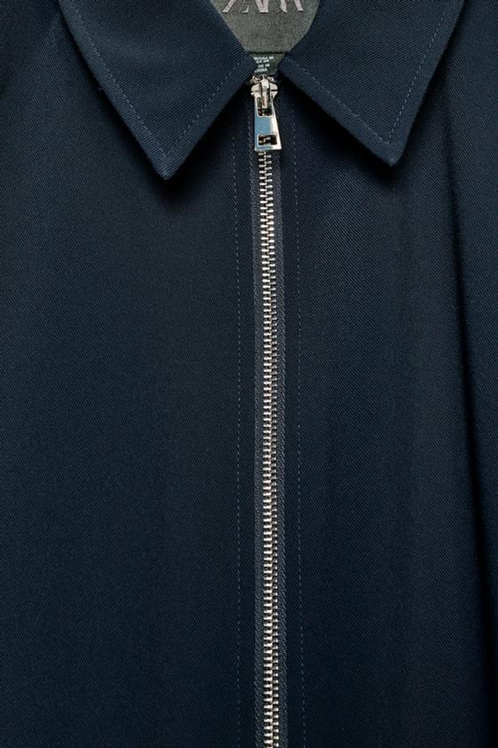 ZARA БОМБЕР С ПОДПЛЕЧНИКАМИ — ZW COLLECTION, МОСРКОЙ СИНИЙ