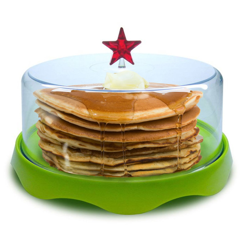 Тортовница подарочная merry tray средняя зеленая