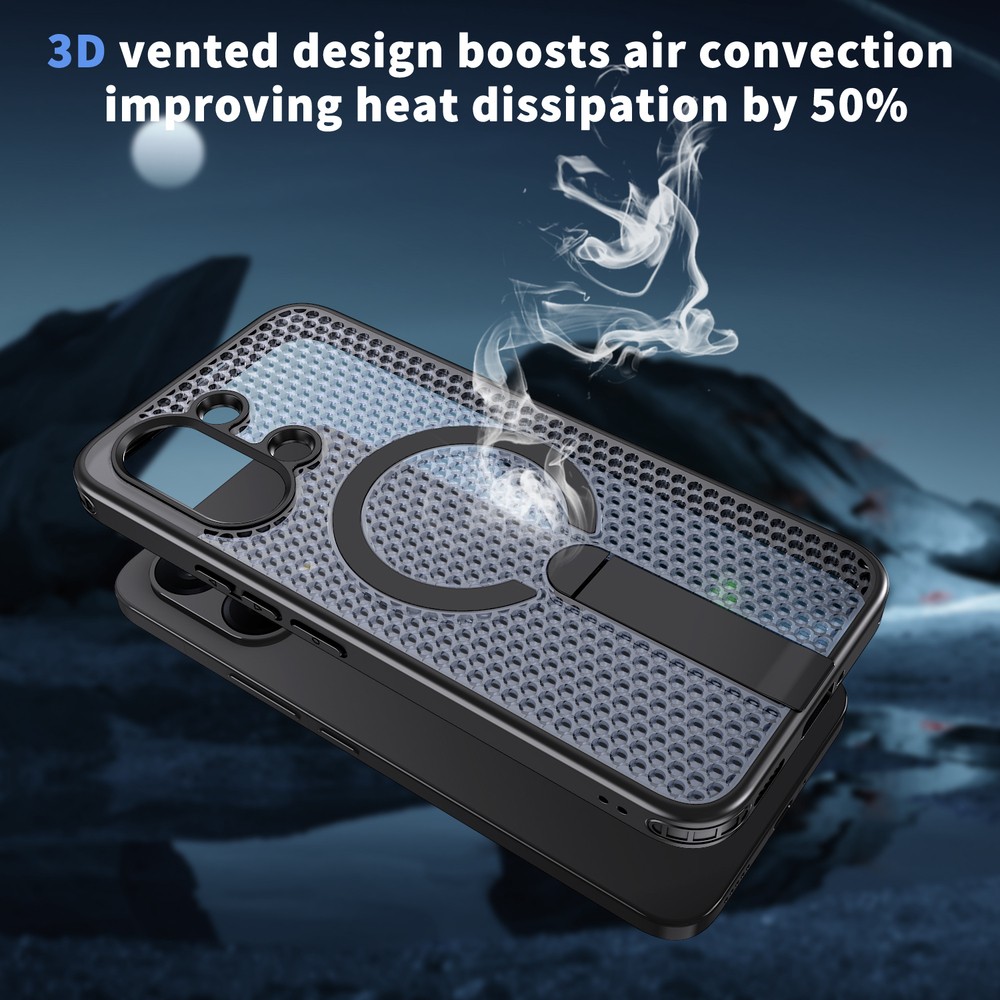 Прозрачный чехол Mesh Pro Magnetic Case для Poco X8 Pro Max 5G