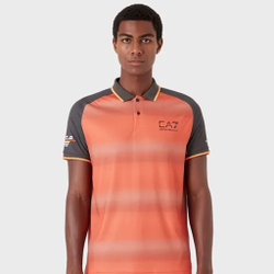 Мужское теннисное поло EA7 Polo Men - Red, Black