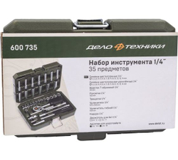 Набор автоинструмента 1/2, 1/4 94 предмета Дело Техники ДТ/3 620794