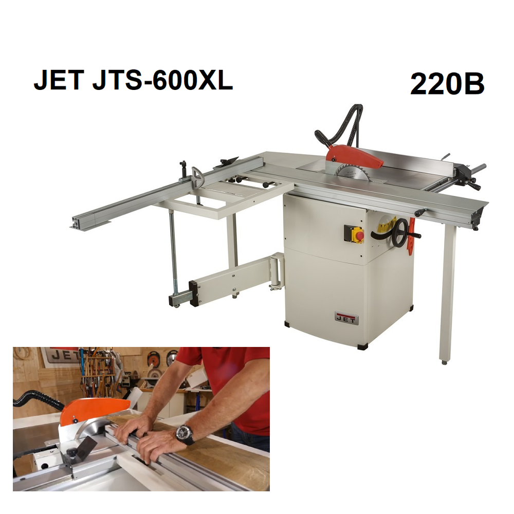 Циркулярная пила JET JTS-600XL 2,5 кВт 220 В, каретка профессиональная 1600 мм, диск 250 мм 10000070XLM