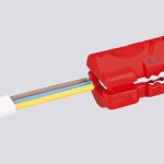 Инструмент для снятия оболочки с плоского и круглого кабеля 125 мм Knipex 16 64 125 SB