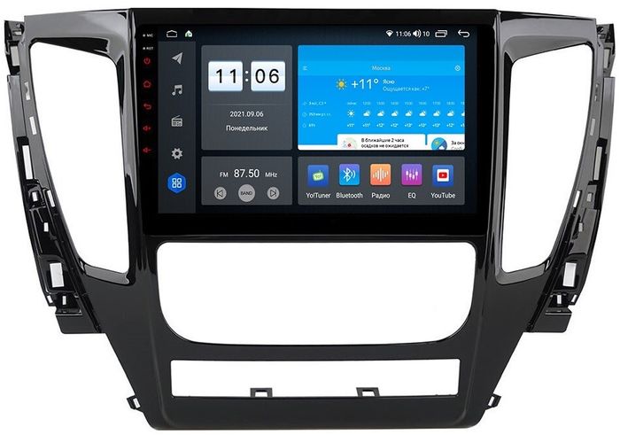 Магнитола для Mitsubishi Pajero Sport 3 2016-2021 (АКПП) - AK335R9-MTK-LTE Android 10, SIM-слот