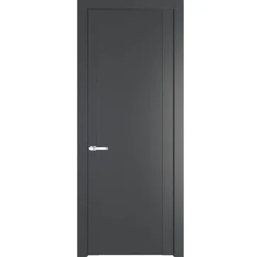 Межкомнатная дверь 1.1P графит глухая