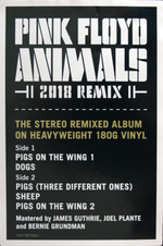 Pink Floyd / Animals (2018 Remix)(LP)