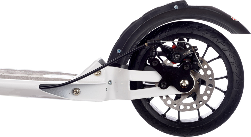 Самокат Urban Scooter Original tm Disc White, (2024), с дисковым тормозом, складной, городской, двухколесный