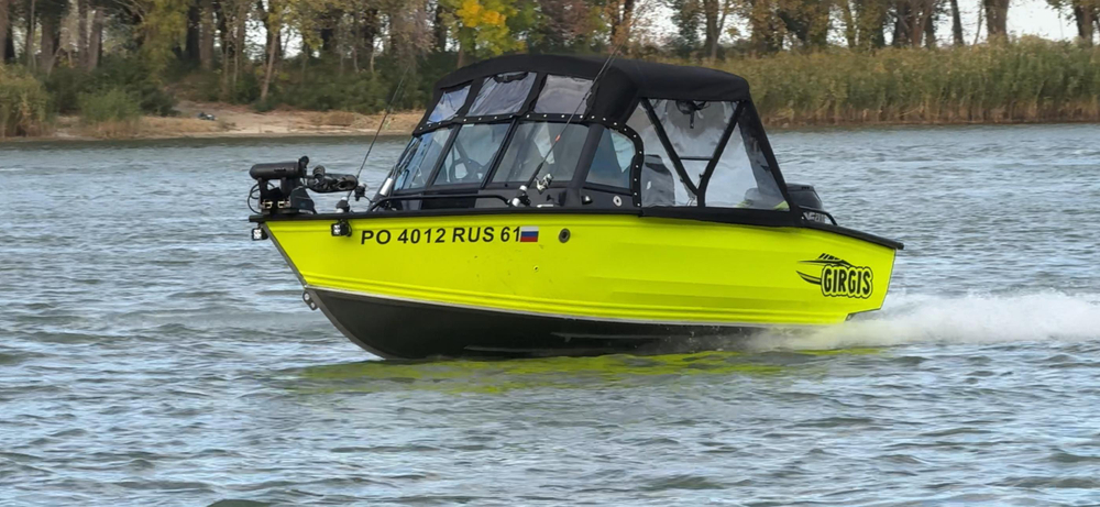 Алюминиевая моторная лодка Гиргис 440 Фиш