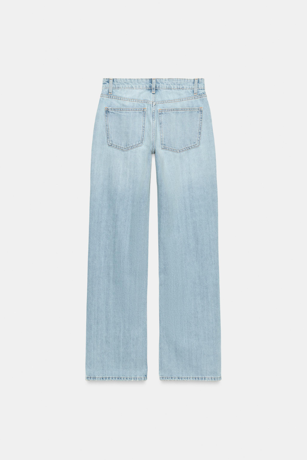 ДЖИНСЫ TRF WIDE-LEG С НИЗКОЙ ПОСАДКОЙ — ZARA