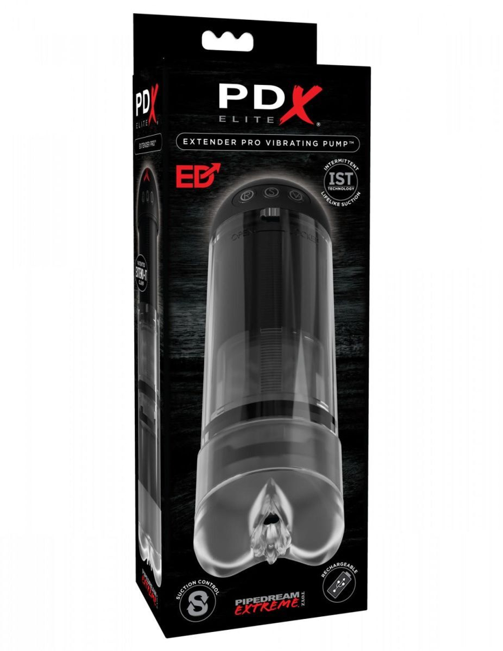 Вакуумная вибропомпа Extender Pro Vibrating Pump (Цвет: черный)