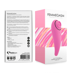Волновой женский вибромассажер FemmeGasm розовый