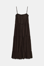 ДЛИННОЕ ПЛАТЬЕ ИЗ ПАНЕЛЕЙ — ZARA