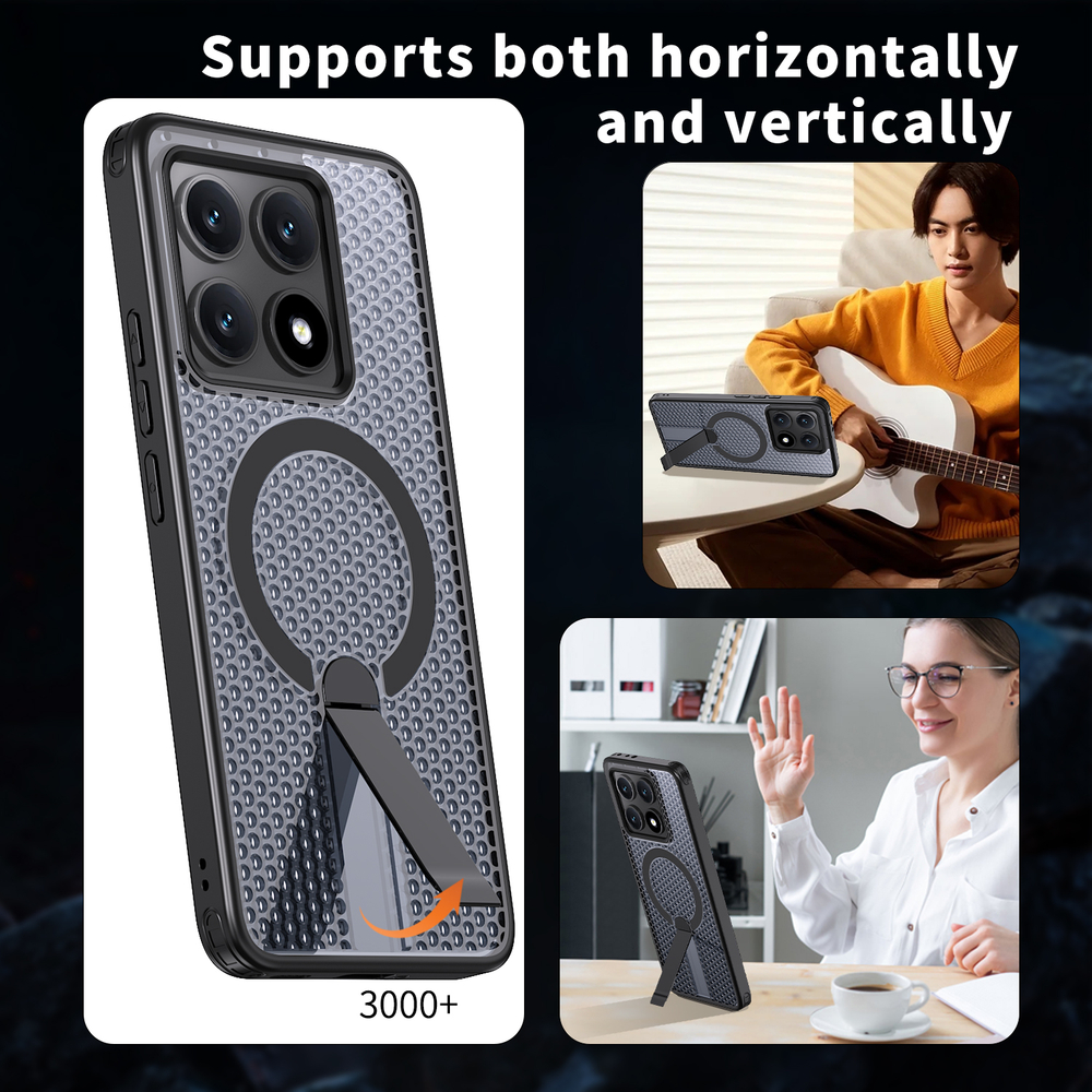 Прозрачный чехол Mesh Pro Magnetic Case для Xiaomi 14T